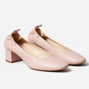 Everlane The Day Heel Pump in Pale Rose